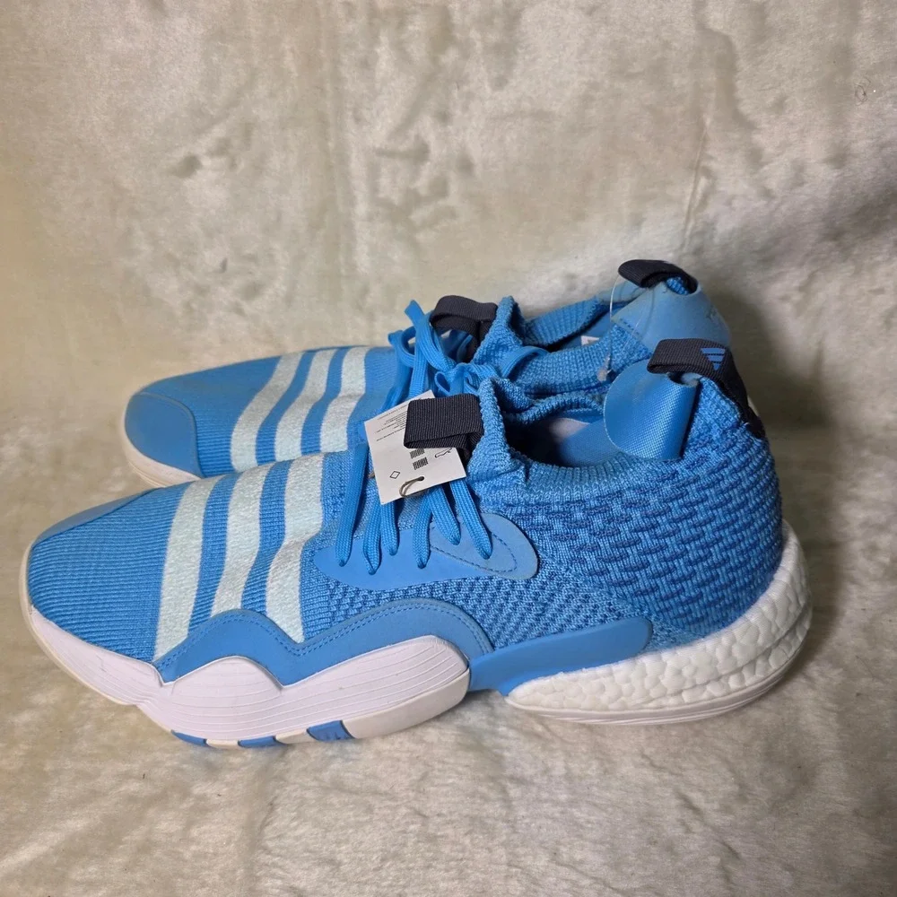 NEW Adidas Trae Young 2 Ice Basketball Mens Size 18 Sky Blue White H06473 NEW
